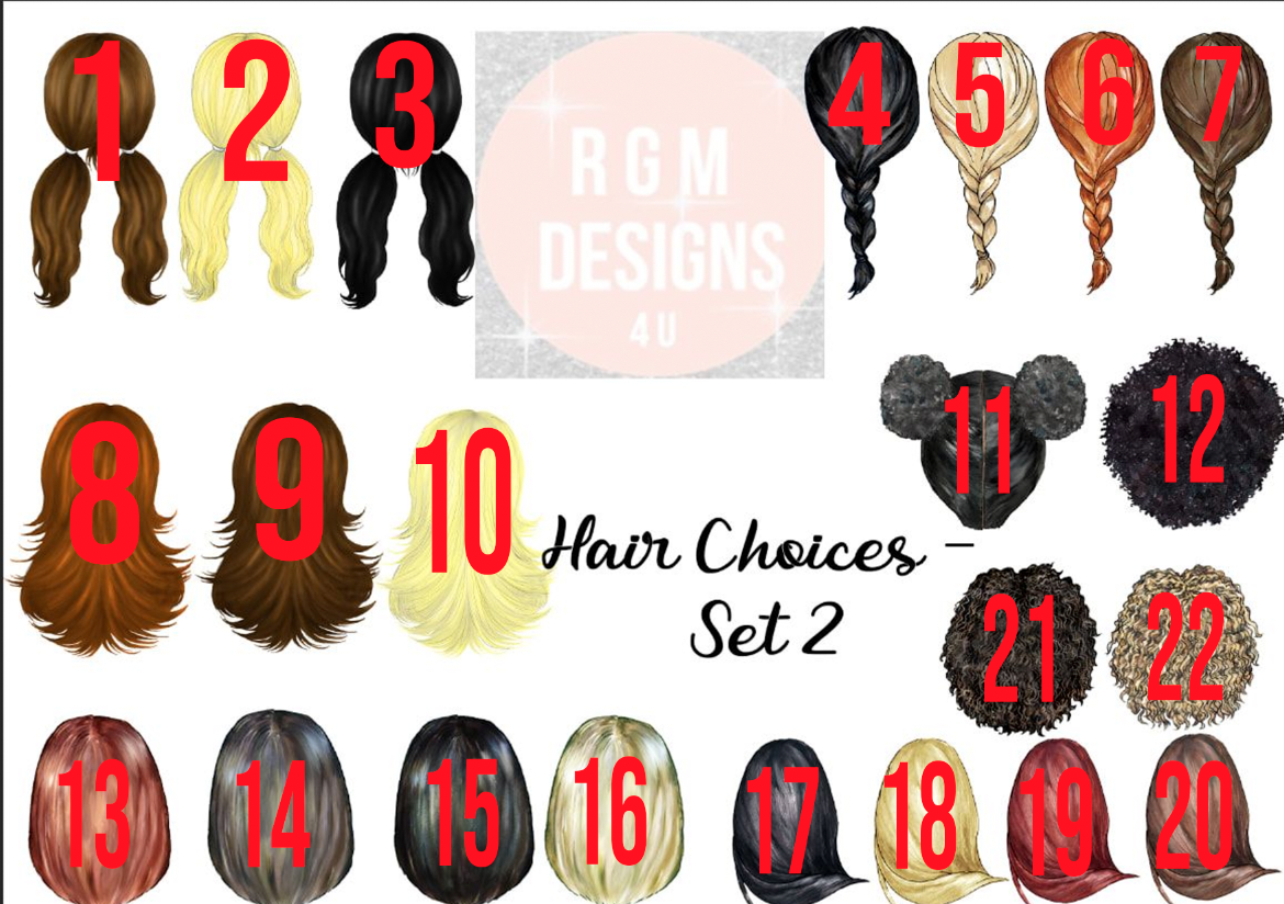 HAIR CHOICES SET 2